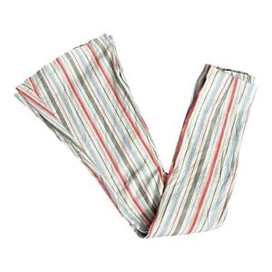 XS Free People Multicolor Striped Flare Pants *flaws
